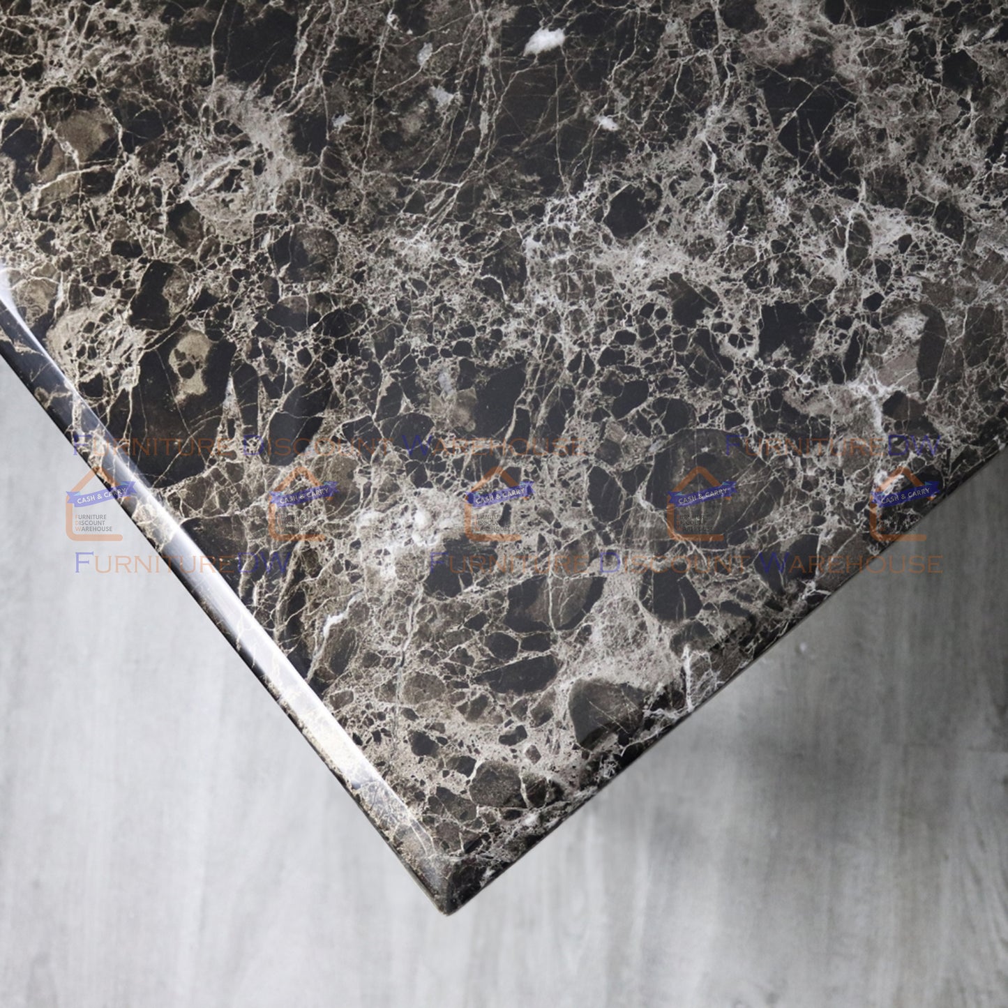 Milan Dining Table 1.8m Marble - White | Black | Light Grey | Cream | Black & Gold