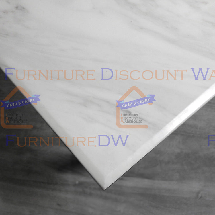 Louis Gold Coffee Table 1.3m - Marble | Sintered Stone | Tempered Glass Top